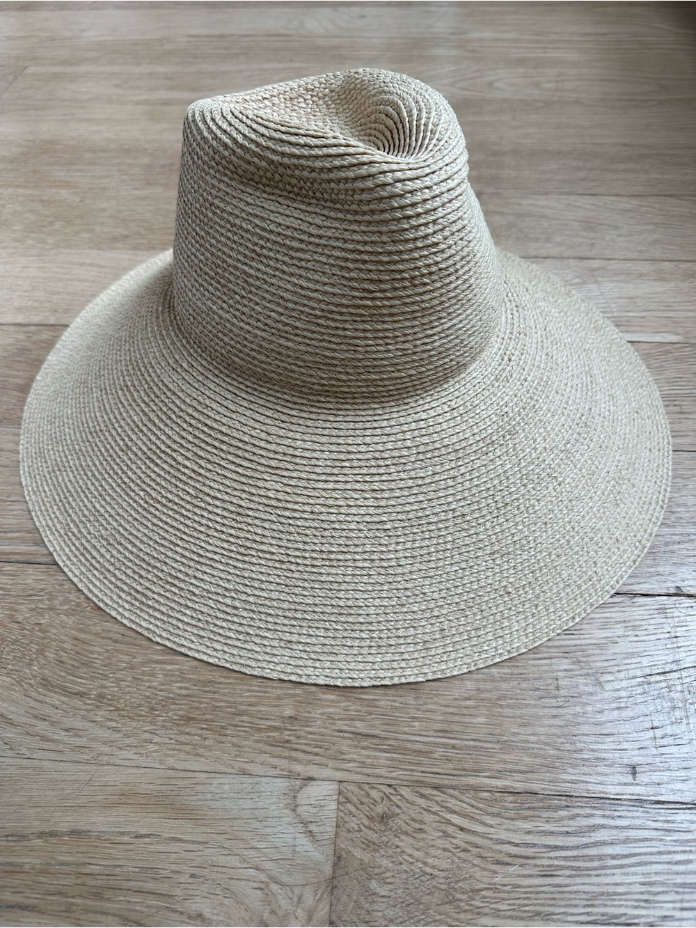 Janessa Leone Tinsley Straw Sun Hat - Natural Beige - Picture 4 of 5